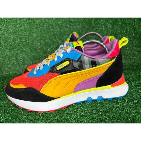 Puma Rider FV Lava Sneakers Glow in the Dark 388905 01 Men’s Size 9 - Picture 4 of 8